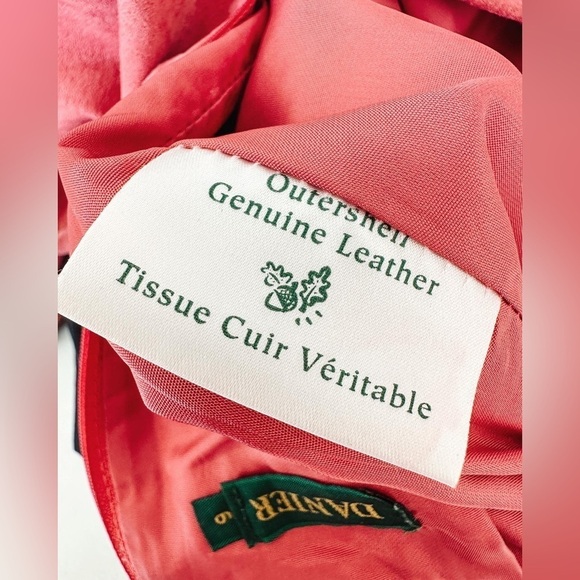 Danier Leather - Suede Jacket & Pencil Skirt Set - Bright Pink - Size 6 - Picture 2 of 15